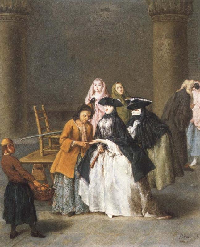 A Fortune Teller at Venice, Pietro Longhi